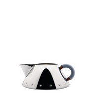 photo Alessi-Creamer in 18/10 stainless steel mirror polished with handle in PA, light blue 1